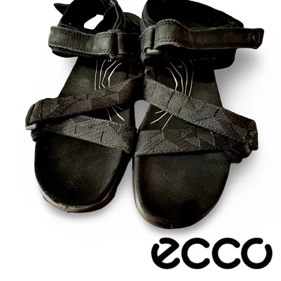 ECCO Nubuck Outdoor Sandal - SZ 41 (SZ 10 - 10.5) - Picture 1 of 14